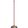 Vileda Classica 2 in 1 Scopa con Manico, Fibre per Polvere e Capelli, Plastica, Rosso/Nero, 32x5.3x78 cm