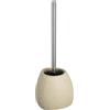 Wenko, scopino per WC, in ceramica, 12,5 x 38,5 x 12 cm, ceramica, beige, 12,5 x 38,5 x 12 cm