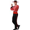 Atosa 8422259085140 - Costume da Ballerino di Flamenco Adulto, Taglia: 50-52, Colore: Rosso