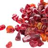 Teamson Home 4 Kg Pietre Laviche per Braciere a Gas, Vetro Temperato, Cassaforte per Bracieri a Gas da Giardino Esterno, Rosso