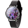 NOAFUNZO FNAF Orologio analogico al quarzo per ragazzi e ragazze Five Nights Game digitale con cinturino in plastica, Tipo 2, Cinturino