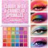 TINTARK Palette Ombretti 30 Colori Altamente Pigmentato, Glitter Shimmer Matte Occhi Ombretto, Rosso Verde Blu Make up Trucchi Palettes con Specchi (Cloudy with a Chance of Sprinkles)