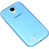 doupi UltraSlim Custodia per Samsung Galaxy S4, Satinato fine Piuma Facile Mat Semi Trasparente Cover, Blue
