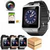 EMEBAY - Smartwatch Bluetooth con fotocamera, compatibile con smartphone Android, di colore nero e argento, con pedometro inattivo, rif. DZ09