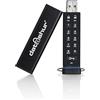 iStorage datAshur 8 GB Secure Flash Drive Password protected Dust & Water Resistant Portable Hardware Encryption