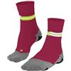 FALKE RU5 Race W So filo funzionale antivesciche 1 paio, Calzini da corsa Donna, Rosso Rose 8564, 37-38