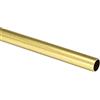 MACHSWON Tubo rotondo in ottone H65 tubi di rame tubo 100mm lunghezza 15mm OD 0.5mm tubo dritto senza cuciture spessore della parete