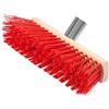 ToM PaR Scopa da strada | Scopa industriale robusta per esterni | Scopa con attacco manico in metallo | Senza manico | Setole rigide per strada, cortile, terrazza & garage | 30 cm