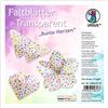 Ursus 38065502 - Fogli di carta trasparente pieghevoli a forma di cuore, 50 fogli pieghevoli da 15 x 15 cm, stampati su un lato, per fai da te e piegare personaggi, stelle e finestre
