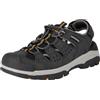 Skechers Tresmen Menard, Sandali Uomo, Rete Sintetica Marrone e Nera, 42 EU