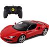 TURBO CHALLENGE - Ferrari 296 GTS - RC Prestige - 1/24-095642 - Auto Telecomandata - Rosso - Batterie Non Incluse - Plastica - Giocattolo per Bambini - Regalo - Licenza - A Partire dai 6 Anni