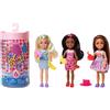 BarbieBarbie Chelsea Color Reveal, serie Picnic, bambola piccola con 6 sorprese cambia colore, bambole e accessori, giocattolo per bambini 3+ Anni, HKT81