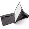 vhbw diffusore, softbox compatibile con Nikon Speedlight SB-N7, SB-R200, SB-900, SB-910, SB-800 flash, fotocamera - plastica nero
