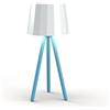Wilmà Studio Lampada da Tavolo Led Ricaricabile con Gambe Colorate 15h | Lampada Led Senza Fili con Touch Control e Gambe Antiribaltamento, Altezza 26cm