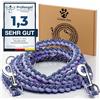 Golden Pets Nota di prova: molto buono - Guinzaglio riflettente I 2 m, regolabile, resistente alle intemperie e agli strappi fino a 250 kg I Guinzaglio Paracord, Guinzaglio a tracolla I cani di piccola taglia