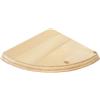 Anika Living - Mensola angolare sospesa in legno, 2 misure, facile da montare, pronta da dipingere, macchiare o verniciare, accessori inclusi (28,5 cm x 28,5 cm)