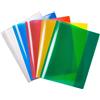 JOLLY Protezioni per quaderni JOLLY in 5 colori vivaci, Quart, in polipropilene extraforte, saldatura a ultrasuoni delle linguette dell'inserto, protezione perfetta per quaderni e libri