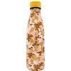 NERTHUS FIH 857 Bottiglia a doppia parete mimetica, 500 ml, in acciaio inox, senza BPA, 18/8, 500 ml