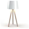 Wilmà Studio Lampada da Tavolo Led Ricaricabile con Gambe Colorate 15h | Lampada Led Senza Fili con Touch Control e Gambe Antiribaltamento, Altezza 26cm