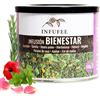 Infufee Infuso di Eucalipto 100g - Tisana Naturale con Fiori Secchi, Menta Poleo, Ibisco e Zenzero, Infuso Rilassante Senza Teina, Digestivo e Anti-infiammatorio per Tosse e Benessere Respiratorio