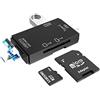 Xingdianfu Lettore Schede SD Lettore Micro SD accessori pc,6in1 scheda USB TF/SD/Micro USB-C Adattatore OTG lettore sd card Schede Portatile per Computer/Android Smartphone/Tablet con OTG Funzione