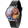 NOAFUNZO FNAF Orologio analogico al quarzo per ragazzi e ragazze Five Nights Game digitale con cinturino in plastica, Tipo 5, Cinturino