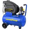 GOODYEAR Compressore aria 2 hp 24 lt 8 bar lubrificato 230 V GOODYEAR gy2248cd