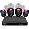 SWANN kit 4 x videosorveglianza Cablato 8 canali Int./Est. Swann-856804RL-EU