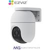 Ezviz H8c Telecamera motorizzata da esterno 360° 2K - Visione notturna a colori - Tracciamento e Zoom Automatico - AI