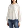 United Colors of Benetton Blusa 59WCDQ07A Camicia, Panna 0Z3, S Donna