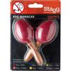 Stagg EGG-MA S/RD Paire de Maracas Oeufs en Plastique red