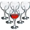 KADAX Calici da vino, lavabili in lavastoviglie, set di bicchieri da vino di alta qualità ed elegante, per vino rosso e bianco, calici per servire vino e spumante (6 x 210 ml, per vino rosso)
