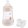 Chicco - Perfect 5 Biberon 0Mesi+ 150ml + Gommottino Silicone Neutro 0-2 Mesi Confezione kit 2 Pezzi
