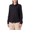 PIECES Pcnova LS Shirt Noos BC Camicia da Donna, Nero, S