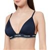 Calvin Klein Triangle-RP Kw0Kw02424, Reggiseni a Triangolo, Donna, Blu (Dark Sapphire), L