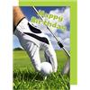 Edition Seidel Biglietto di auguri di compleanno con busta, biglietto di auguri Billet Happy Birthday, uomo donna golf, (G3401 SW023)