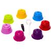 ROSETOR 7 capsule riutilizzabili per caffè Nescafe Dolce Gusto filtro per macchina Nescafe Dolce Gusto, tazze colorate con cucchiaio e pennello