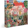 eeBoo- English Cottage-Puzzle da 1000 Pezzi per Adulti Cartone Riciclato, PZTCGE