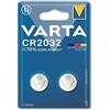 VARTA Batteria Litio 6032 CR 2032 in blister, confezione da 2