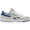 Reebok Club C Revenge Vintage, Sneaker Uomo, Chalk/Croyal/EXCRED, 44.5 EU