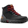 Columbia Newton Ridge Plus II Waterproof, Stivali da Escursionismo Uomo, Squalo Nero, 43 EU