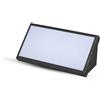 V-TAC VT-8055 Lampada LED da parete rettangolare 20W angolare colore nero da esterno IP65 applique da muro luce bianco caldo 3000k sku 6810
