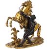 Scultura Antica Domatore con Cavallo G. Coustou Francia Seconda '800