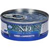 Russo Mangimi SpA Farmina N&D Cat Ocean Sea Small Tuna & Shrimps 80 g Mangime