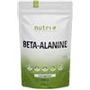 Nutri + Beta Alanina in Polvere 500g - ad alto Dosaggio e senza Additivi | puro e vegan - Booster pre-Allenamento - ß Alanine Powder - ideale come Energizzante Sport