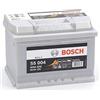 Bosch S5004, Batteria per Auto, 61A/h, 600A, Tecnologia al Piombo Acido, per Veicoli Senza Sistema Start/Stop