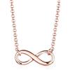 Elli Collana Donna Simbolo Infinito Tendenza in Argento Sterling 925