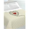 Italian Bed Linen Trapuntino Digital 1Pst Stampa Digitale, Multicolore, 170x270x1 cm