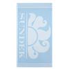 SUNDEK TELO MARE FOUTA JACQUARD CON LOGO