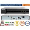 HIKVISION HWN-4116MH HIWATCH SERIES NVR 4K HD 16CH@8MPX H.265+ 80MBPS P2P ONVIF